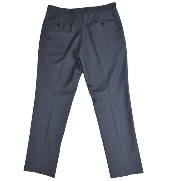 Express Photographer Wool Blend Dress Pants 32x30 Grey Slim Fit Tapered Trousers - Picture 3 of 8